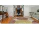 The bedroom provides hardwood floors, natural light and an area with a desk at 2253 N Williams St, Denver, CO 80205