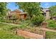 Charming home featuring a landscaped front yard, garden boxes, and inviting porch steps at 2253 N Williams St, Denver, CO 80205
