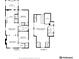 Detailed floor plan showcasing the layout of the two-story home, including room dimensions and features at 2253 N Williams St, Denver, CO 80205