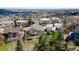 Aerial view of the home showcasing the backyard, deck, and surrounding neighborhood at 16652 W Archer Ave, Golden, CO 80401