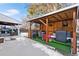 Outdoor kitchen with grill and games at 3346 S Quintero St, Aurora, CO 80013