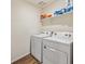 Convenient laundry room with washer and dryer included at 803 William Way, Brighton, CO 80603