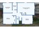 Schematic of the basement area, including rooms and dimensions at 1549 Dean Dr, Northglenn, CO 80233