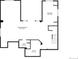 Detailed basement floor plan showing layout of recreation room, bedroom, utility and bath at 10757 Timberdash Ave, Highlands Ranch, CO 80126