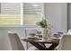 Dining room area showcasing the table setting with decor and a window at 9080 Gale Blvd # 4, Thornton, CO 80260