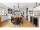 Spacious kitchen featuring an island with a granite countertop and stainless steel appliances at 1952 Columbine Ct, Golden, CO 80401