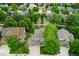 Aerial view of a neighborhood with mature trees and well-maintained houses at 2204 Lasalle St, Superior, CO 80027