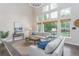 Bright living room with tall ceilings, large windows, and comfortable seating at 2204 Lasalle St, Superior, CO 80027