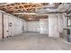 Unfinished basement with exposed ceiling, concrete floors, and insulated walls ready for customization at 365 Casalon Pl, Superior, CO 80027