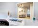 Home office featuring white desk and adjacent view of the entryway at 365 Casalon Pl, Superior, CO 80027