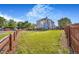 Fenced backyard offering a large grassy space, ideal for outdoor enjoyment and privacy at 10301 E 112Th Way, Commerce City, CO 80640