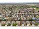 Aerial view of a well-maintained neighborhood with mature trees, and green spaces at 12552 Tammywood St, Broomfield, CO 80020