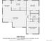 Detailed floor plan showcasing living room, kitchen, dining area, bedrooms, and bathroom layout at 10040 W 13Th Pl, Lakewood, CO 80215