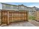 View of the backyard, showcasing a wooden fence that offers privacy at 17271 Waterhouse Cir # A, Parker, CO 80134