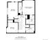 Detailed floor plan showcasing the layout of the second floor, including the bedrooms and bathrooms at 17271 Waterhouse Cir # A, Parker, CO 80134