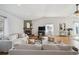 Cozy living room featuring a fireplace and neutral decor at 5990 W 8Th Ave, Lakewood, CO 80214