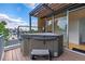 Enjoy this private rooftop hot tub featuring pergola and city views, a perfect urban retreat at 2758 W 22Nd Ave, Denver, CO 80211
