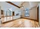 Spacious dining area with hardwood floors and large windows at 223 Durham Ct, Castle Pines, CO 80108