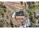 High-angle shot of roof of house featuring large deck in natural setting at 10197 Crest View Dr, Morrison, CO 80465