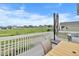 Wide deck with seating and a beautiful view at 2060 Peralta Loop, Castle Rock, CO 80104