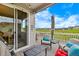 Relaxing deck with seating, views, and a grill at 2060 Peralta Loop, Castle Rock, CO 80104