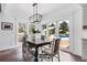 Kitchen breakfast nook with view of the backyard pool at 3500 S Franklin St, Englewood, CO 80113