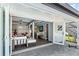 Bright and airy pool house interior with comfortable seating at 3500 S Franklin St, Englewood, CO 80113