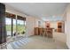 Walkout basement with wet bar and view of open space at 7888 Canvasback Cir, Littleton, CO 80125
