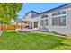 Inviting backyard with well-maintained lawn, patio, and a gazebo seating area at 275 S Pembrook St, Castle Rock, CO 80104