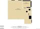 Detailed floor plan showcasing the layout of the basement with storage area, square footage, and the location of the stairs at 275 S Pembrook St, Castle Rock, CO 80104