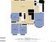 Detailed floor plan showcasing the layout of the second floor with the primary bedroom, bedrooms, and bathrooms at 275 S Pembrook St, Castle Rock, CO 80104