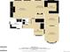 Detailed floor plan showcases the layout of the first floor with measurements of the rooms and square footage at 275 S Pembrook St, Castle Rock, CO 80104