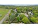 This aerial view captures mature trees and houses in this residential neighborhood at 4269 Carter Trl, Boulder, CO 80301
