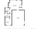 Main floor plan featuring garage, Gathering room, laundry, bathroom and bedroom at 4269 Carter Trl, Boulder, CO 80301
