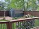 Backyard garden shed on brick pad at 4269 Carter Trl, Boulder, CO 80301