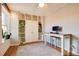 Home office with built-in shelving and a workspace at 1356 N Pearl St # 303, Denver, CO 80203