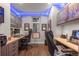 Home office with custom cabinets, modern fixtures, and dual workstations at 3410 Pecos St, Denver, CO 80211