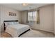 Bright bedroom with large window and picturesque outdoor views at 4505 Cholla Trl, Castle Rock, CO 80104
