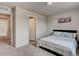 Cozy bedroom with neutral walls and carpeting at 4505 Cholla Trl, Castle Rock, CO 80104