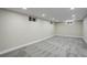 Spacious basement with recessed lighting and modern carpet flooring at 2202 S Grape St, Denver, CO 80222
