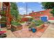 Backyard patio featuring raised garden beds, outdoor seating and dining at 274 S Lincoln St, Denver, CO 80209