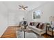 Inviting living room featuring cozy seating, desk, and stylish decor at 274 S Lincoln St, Denver, CO 80209