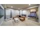 Versatile basement featuring a media area and recreational game area at 21682 E Stroll Ave, Parker, CO 80138