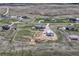 Sprawling community with expansive lots, featuring large, modern homes, gravel roads and stunning views at 6957 Black Forest Dr, Elizabeth, CO 80107