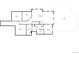 Layout featuring recreation room, bedrooms, storage, and patio at 6957 Black Forest Dr, Elizabeth, CO 80107
