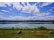 Scenic lake view reflecting blue skies and clouds in a peaceful natural setting at 6043 S Cody Way, Littleton, CO 80123