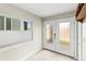 Inviting entryway features tiled floor and frosted glass door at 3220 W 20Th Ave # 1, Denver, CO 80211