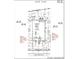 Plot plan showing a 2 car garage and lot dimensions at 16939 Black Rose Cir, Parker, CO 80134