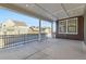 Covered patio featuring columns and neighborhood views at 1875 Hickory Ave, Erie, CO 80516