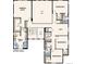 Upper-level floor plan highlighting bedrooms, owner's suite, bathrooms, and a loft area of a modern home at 13940 Hanging Lake St, Parker, CO 80138
